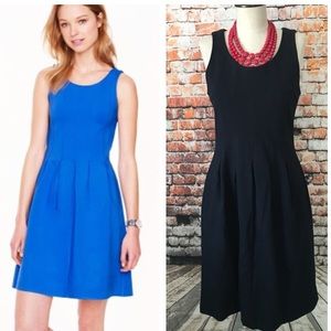 J. Crew pleated flare dress